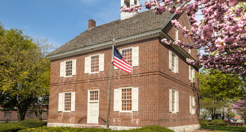 Colonial Court House in York, Pennsylvania.