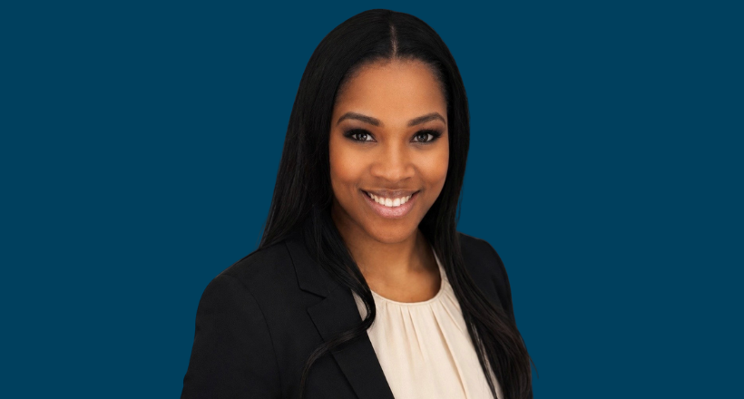 HR Director, Paris, smiles for a headshot.