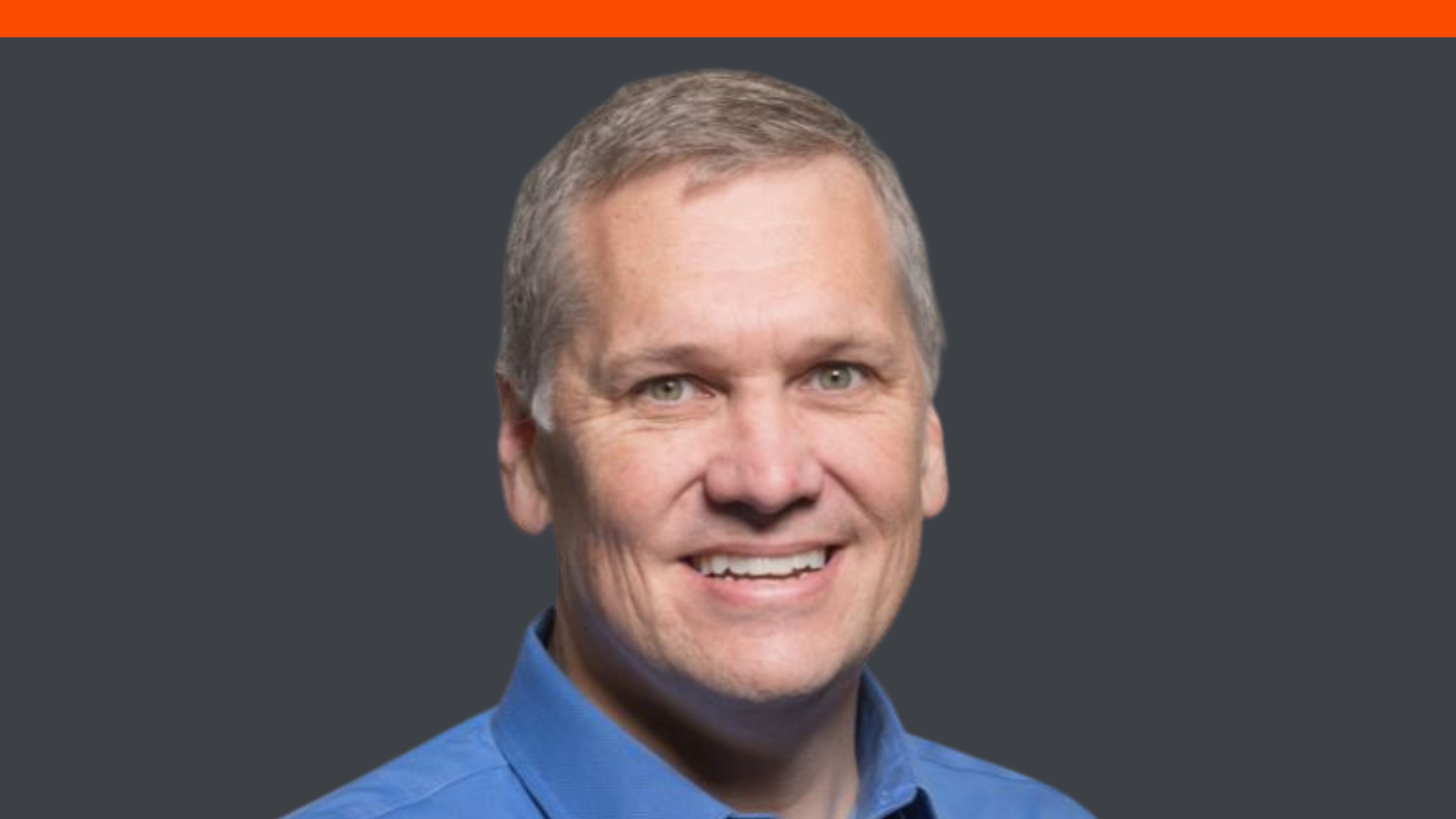 Peder, the VP and GM of BAE Systems' intelligence and solutions business smiles for a headshot.