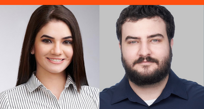 Two of headshots from BAE Systems Empower Innovation participants. Maria (left) and Alexander (right).