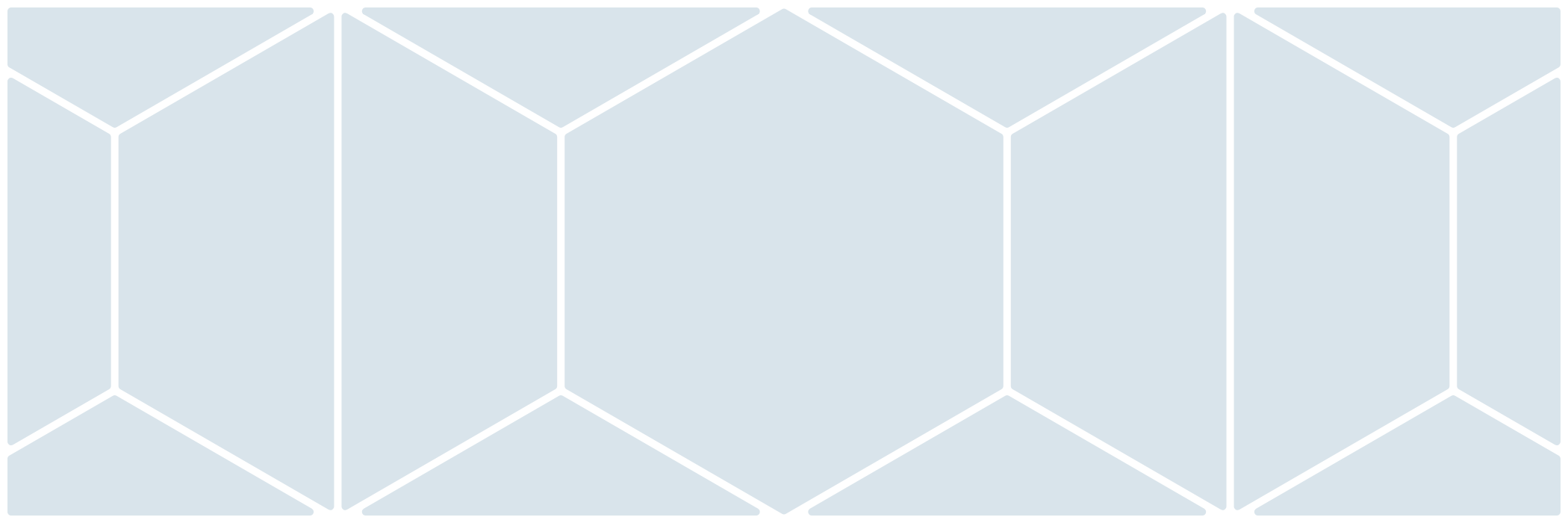 Stained glass pattern with a light navy blue background
