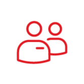 Icon of a laptop with a person on screen