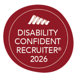 2026 Disability Confident Recruiter logo.