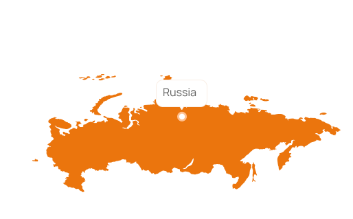 Russia office map