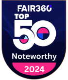 2024 Fair360 Noteworthy Companies for Workplace Fairness logo