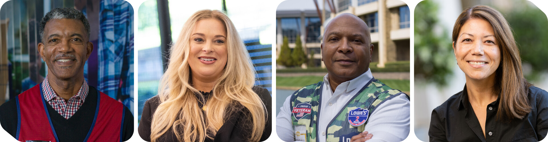 Collage of Lowe's Corporate associates