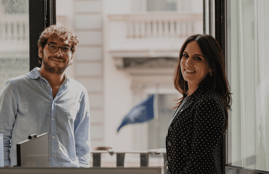 MSC Cruises colleagues from the Naples office smiling, representing the company’s global growth and leadership in the cruise industry