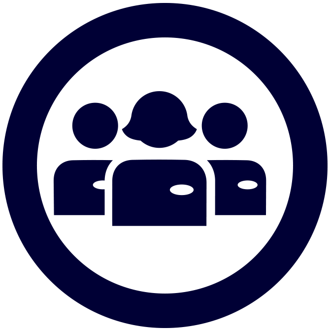 Icon of people representing MSC Cruises' global team of over 50,000 crew members