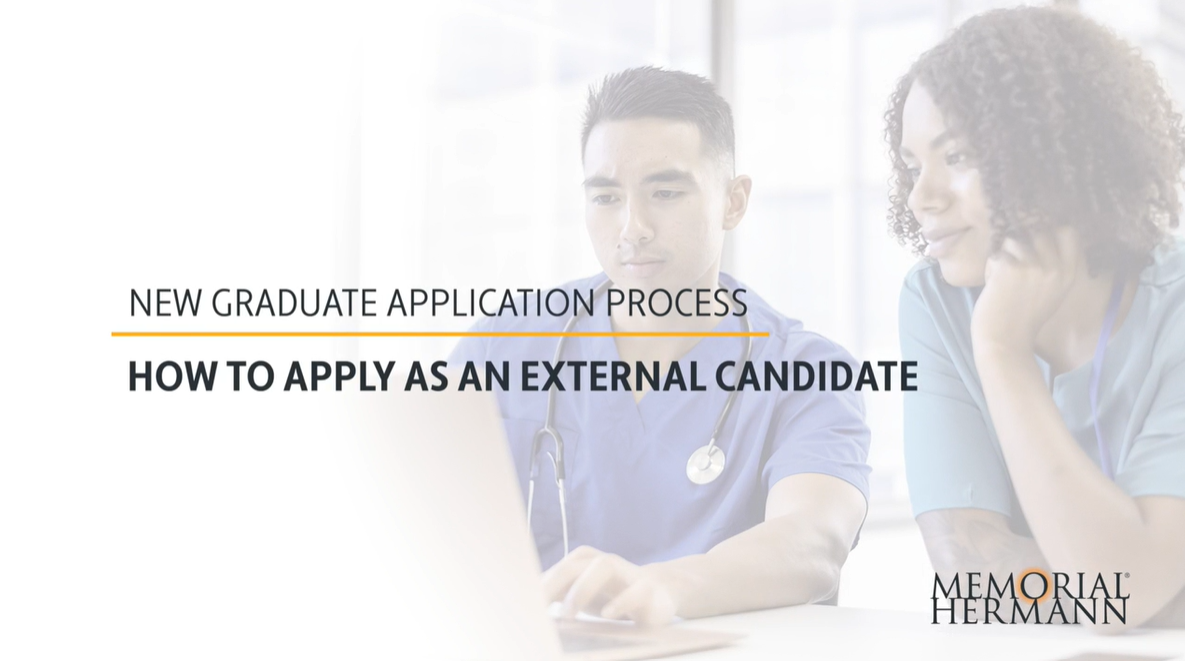 How to apply as an external candidate