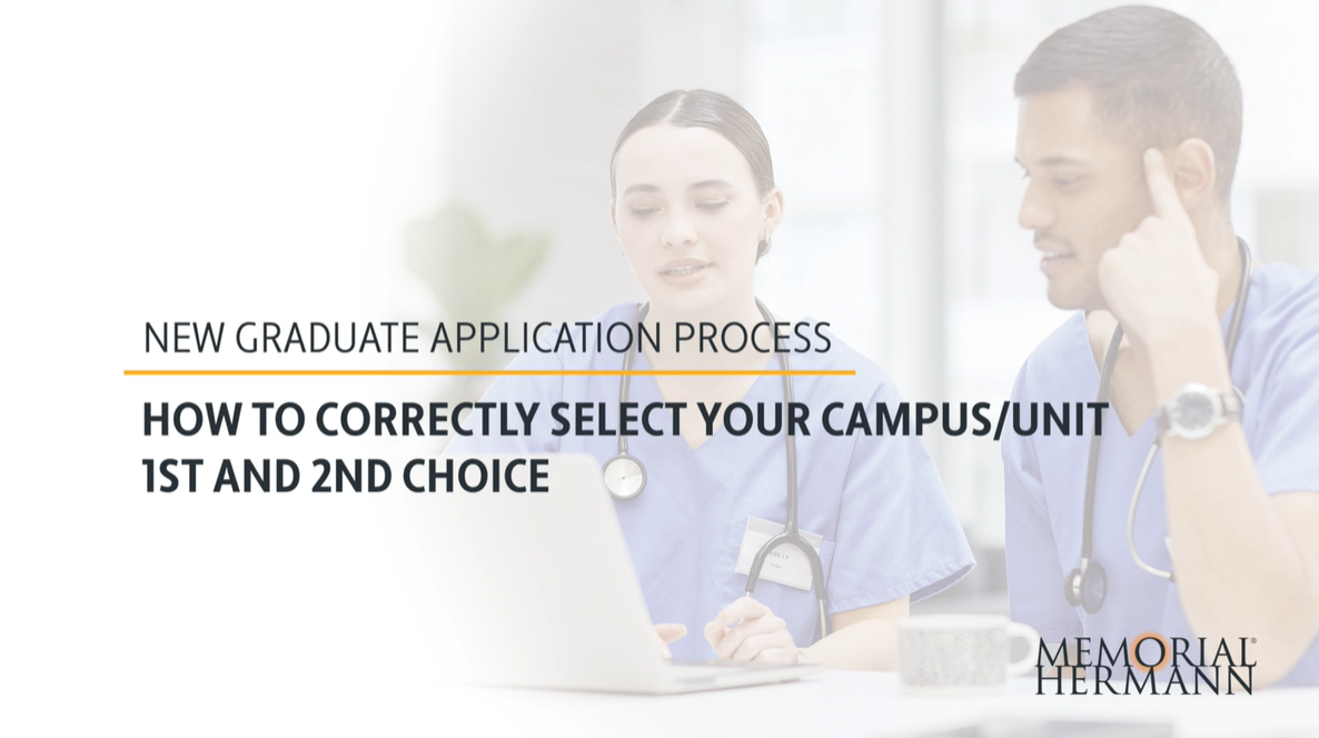 How to correctly select your campus-unit 1st and 2nd choice