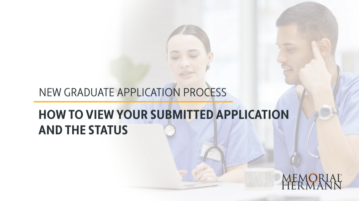 How to view your submitted application and status