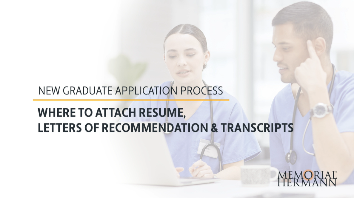 Where to attach resume letters of recommendation transcripts