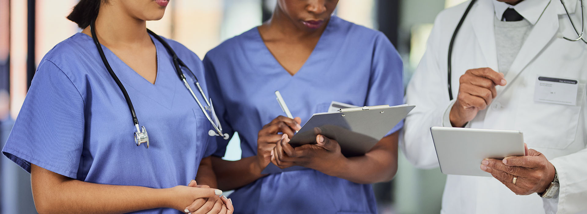 diverse healthcare team