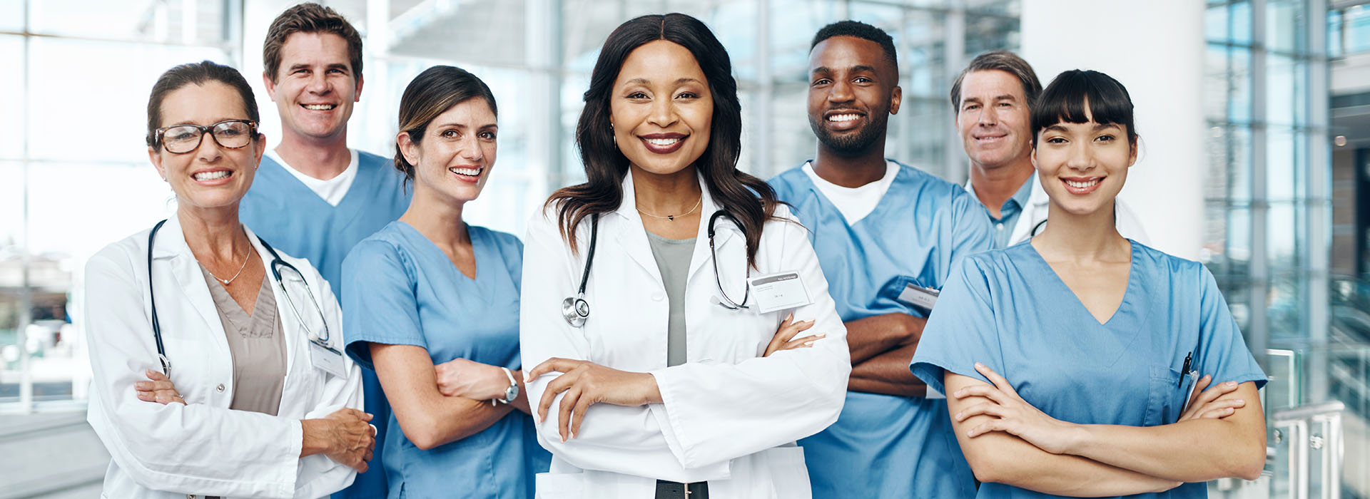 diverse healthcare team