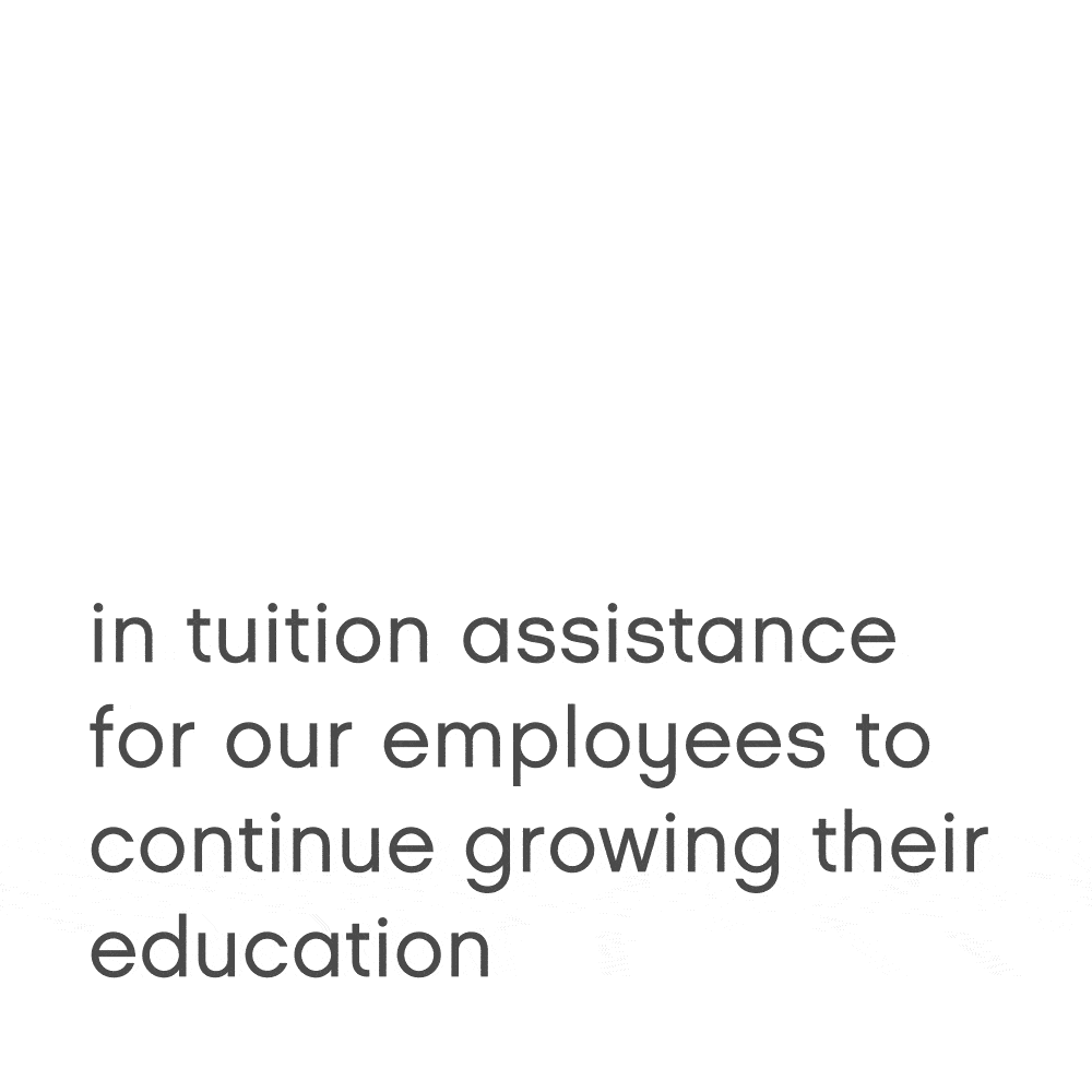 Animated $3 million tuition assistance stat