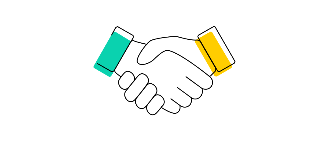 Shaking hands icon