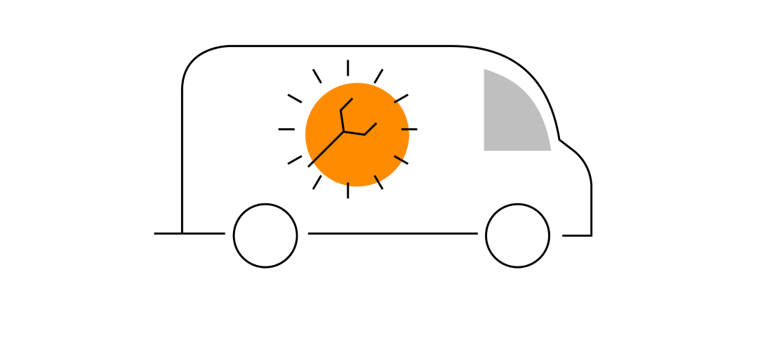 Truck with tool icon